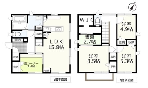 岡山市北区西辛川　2019年築の積水ハウス建物