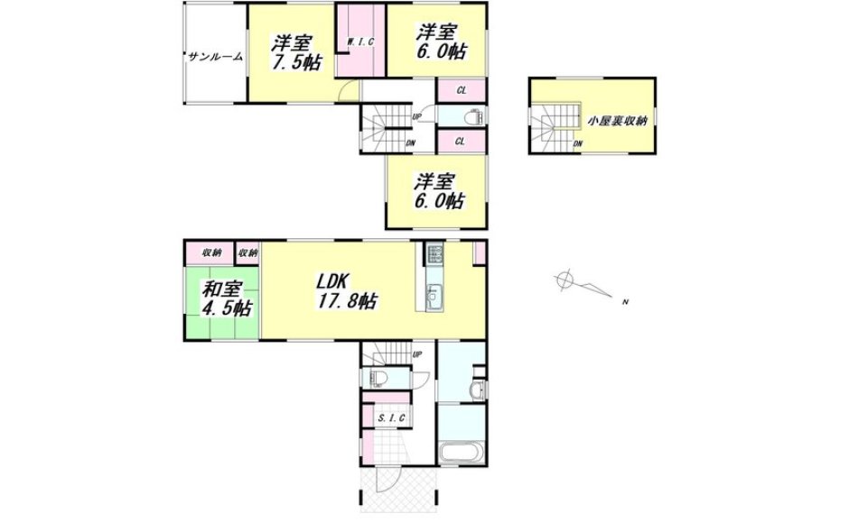 【新築】辛川市場①号棟　～フラワーホーム建売・ルルーディア～