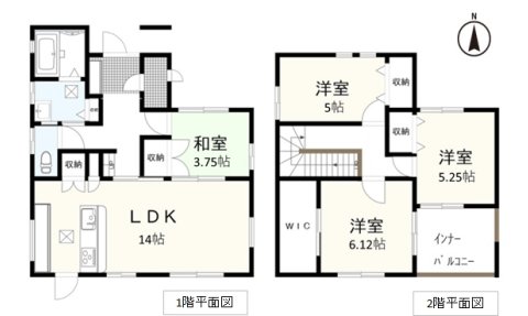 花尻みどり町　～エス・バイ・エル・カバヤ施工の４ＬＤＫ・陵南学区～