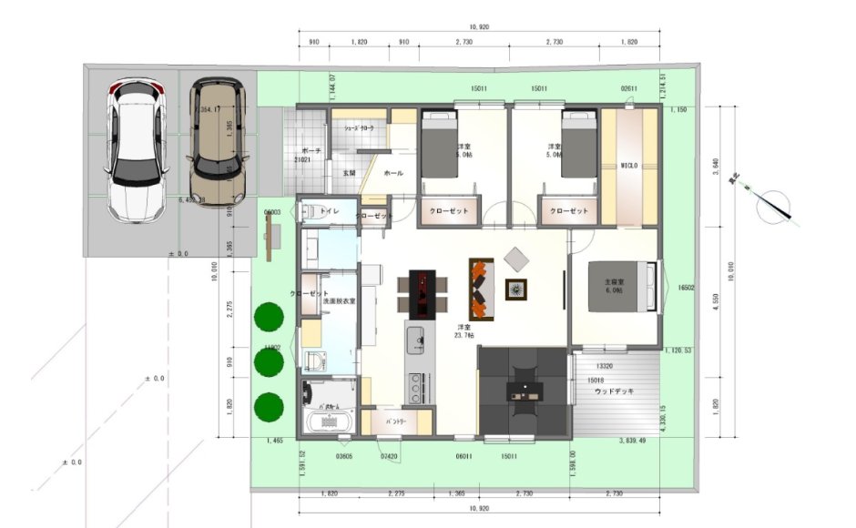 岡山市北区小山　分譲地4区画