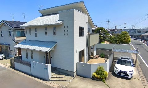岡山市北区辰巳　ライフデザインカバヤ施工のオール電化住宅