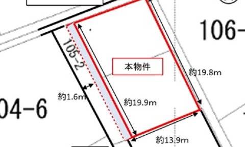 岡山市北区一宮　約70坪の土地（コンパクトな車なら好条件！）