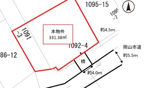 岡山市南区大福　１００坪の広々した土地