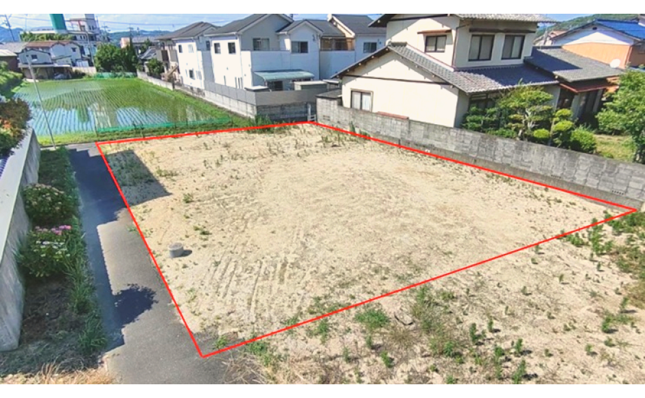 岡山市北区一宮の販売開始した土地の写真